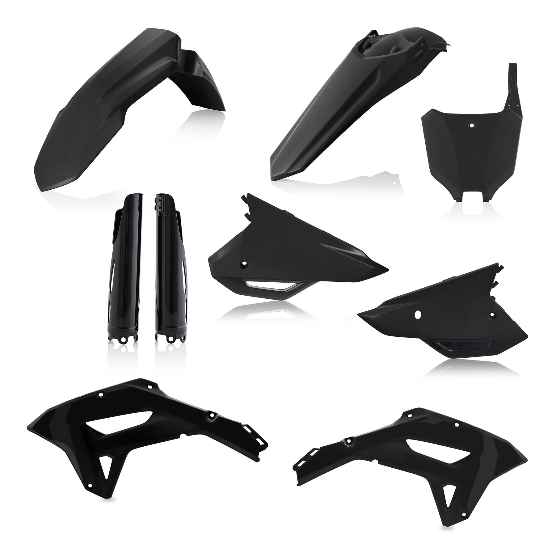 Acerbis Full Plastic Kit Black For HONDA CRF 250 RX 2022-2024